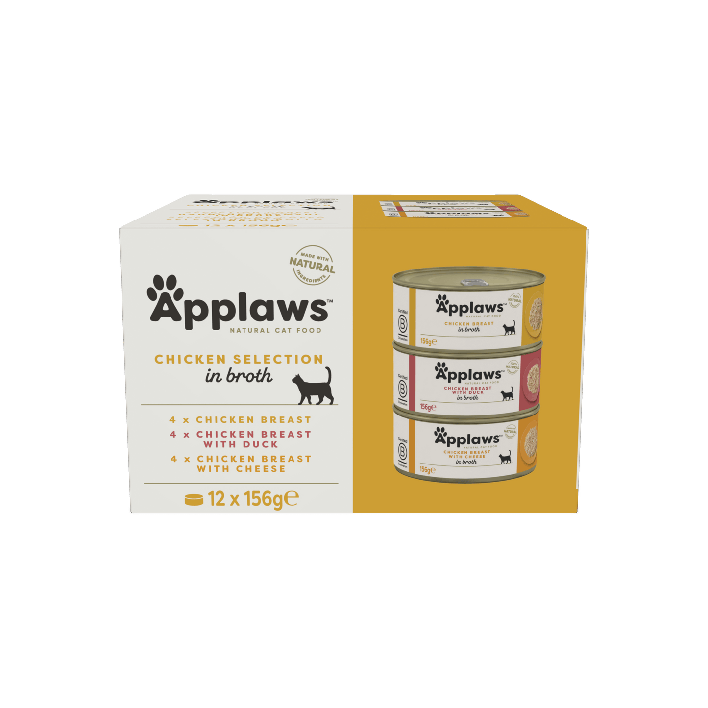 Applaws Dose Katze Adult 12x70g Collection Huhn Multipack