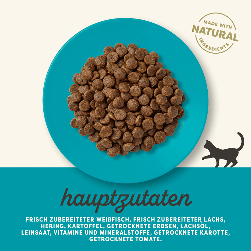 Applaws Trockenfutter Katze Adult Meeresfisch mit Lachs