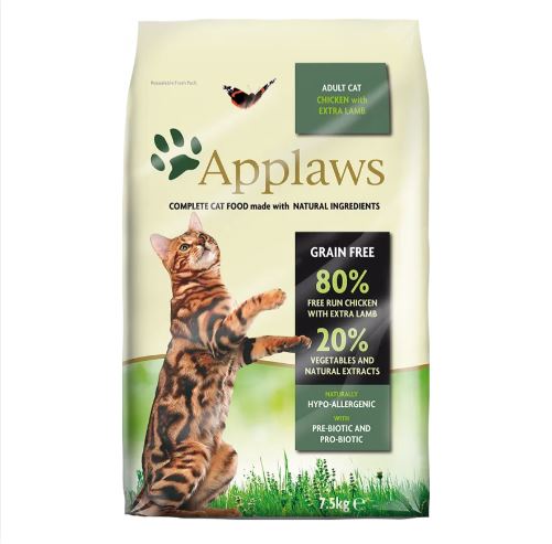 Applaws Trockenfutter Katze Adult Huhn & Lamm & Gemüse