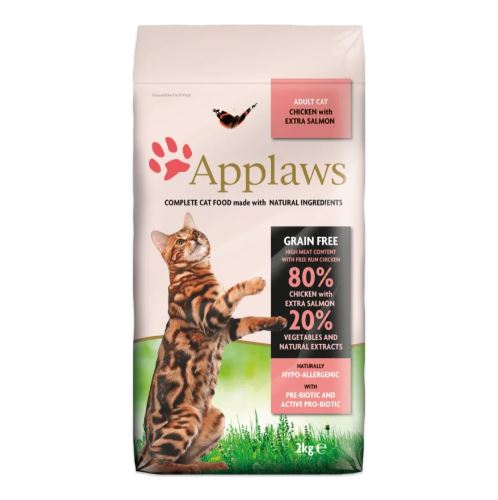 Applaws Trockenfutter Katze Adult Huhn mit Lachs & Gemüse