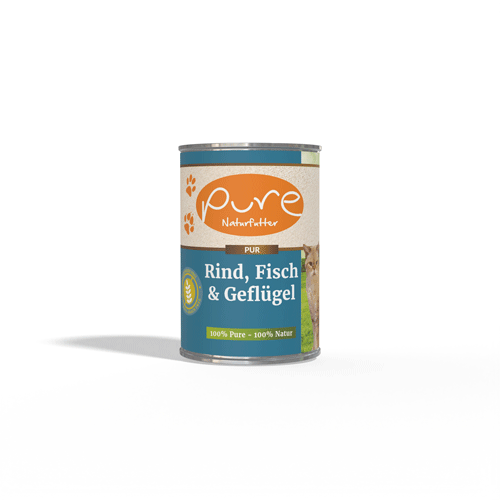 Pure Naturfutter Supreme Rind & Fisch & Geflügel 400g