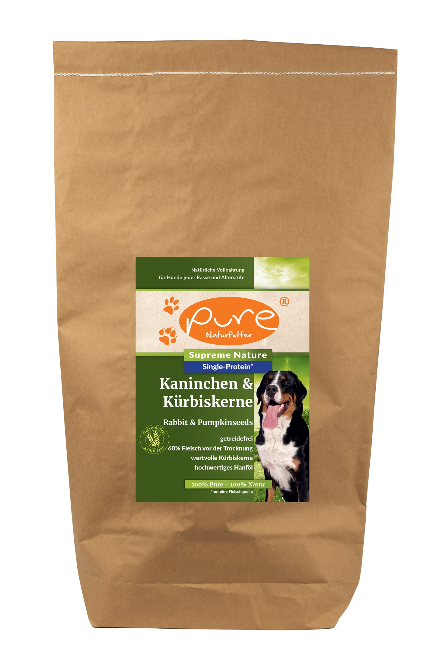 Pure Naturfutter Supreme Kaninchen & Kürbiskerne KLEINE KROKETTEN