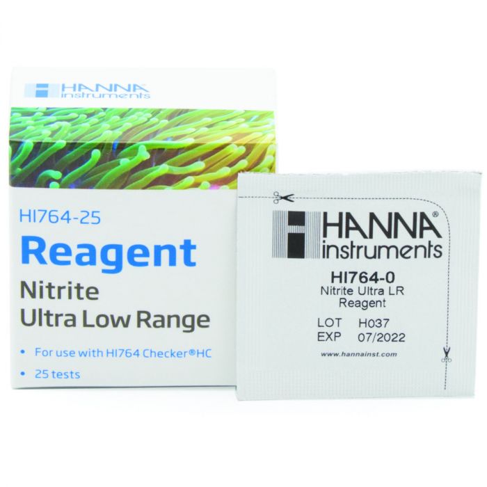 HANNA Instruments Marine Nitrite Reagents for Ultra Low Range Checker® HC (25 Tests) - HI764-25