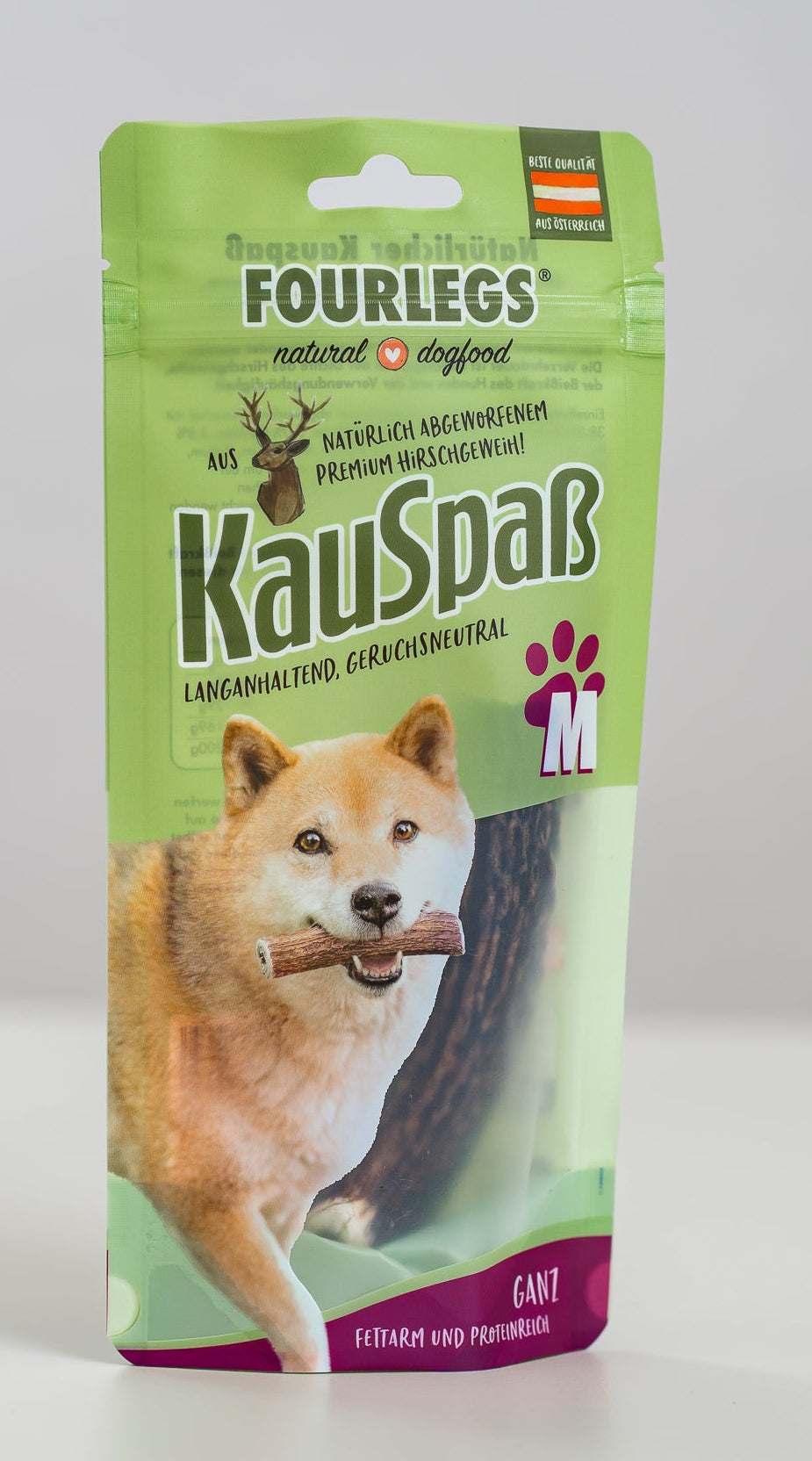 Fourlegs® Hirschgeweih Kauknochen Ganz