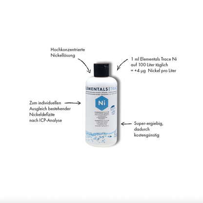 Fauna Marin Elementals Trace NI - Nickel - 250 ml