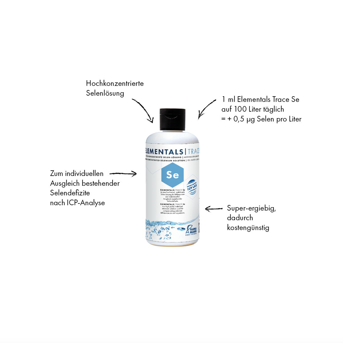 Fauna Marin Elementals Trace Se - Selen - 250 ml