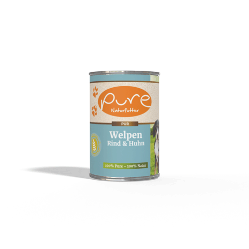 Pure Naturfutter Supreme WELPEN-PUPPY Rind & Huhn