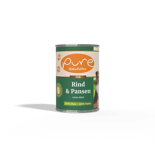 Pure Naturfutter Supreme Rind mit Pansen