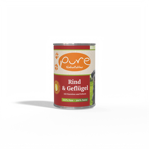 Menù per cani CLASSIC manzo e pollame lattina da 800g 