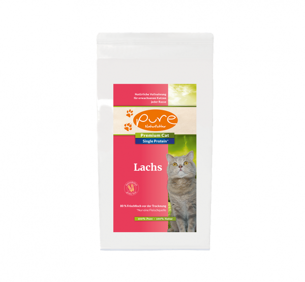 PURE Premium Cat Salmone monoproteico senza cereali 