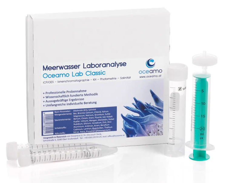 Oceamo „Classic“ Meerwasseranalyse