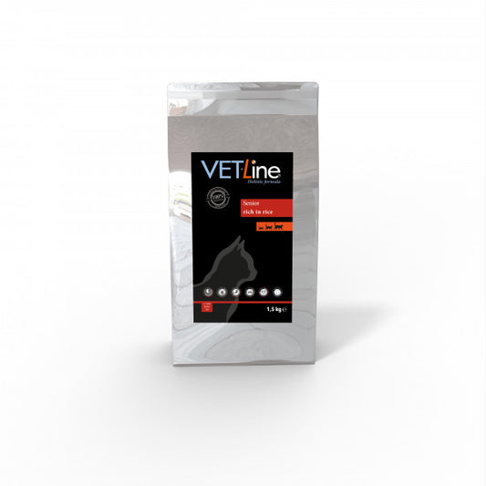 VETline Adult Cat Chicken and Rice - Senior 1.5kg