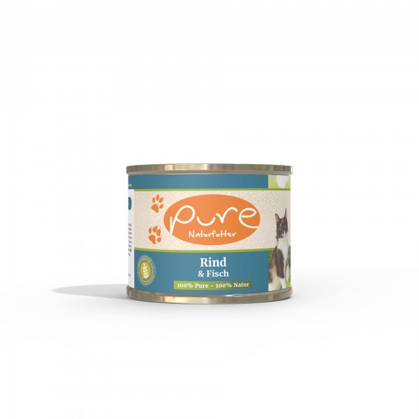 Menù gatto manzo e pesce 195g 
